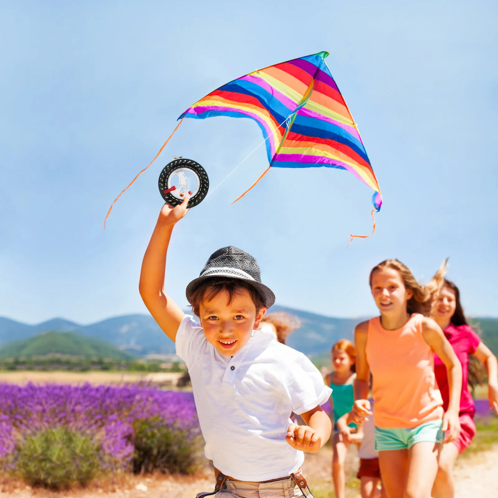 

1 шт. Легкая эргономичная катушка для запуска воздушных змеев, аксессуар для взрослых, детей и начинающих любителей запускать воздушные змеи на открытом воздухе