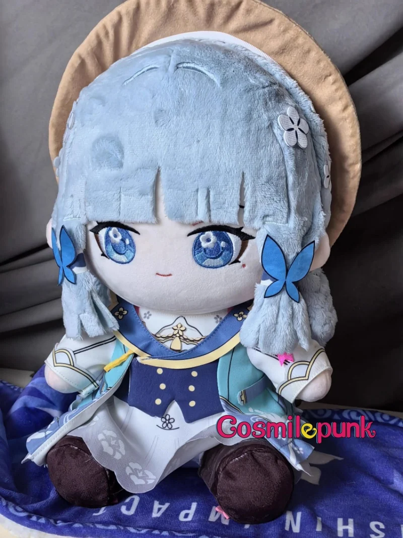 

Game Genshin Impact Kamisato Ayaka 30cm Plush Doll Toy Change Clothes Suit Anime Cosplay Cute Props C