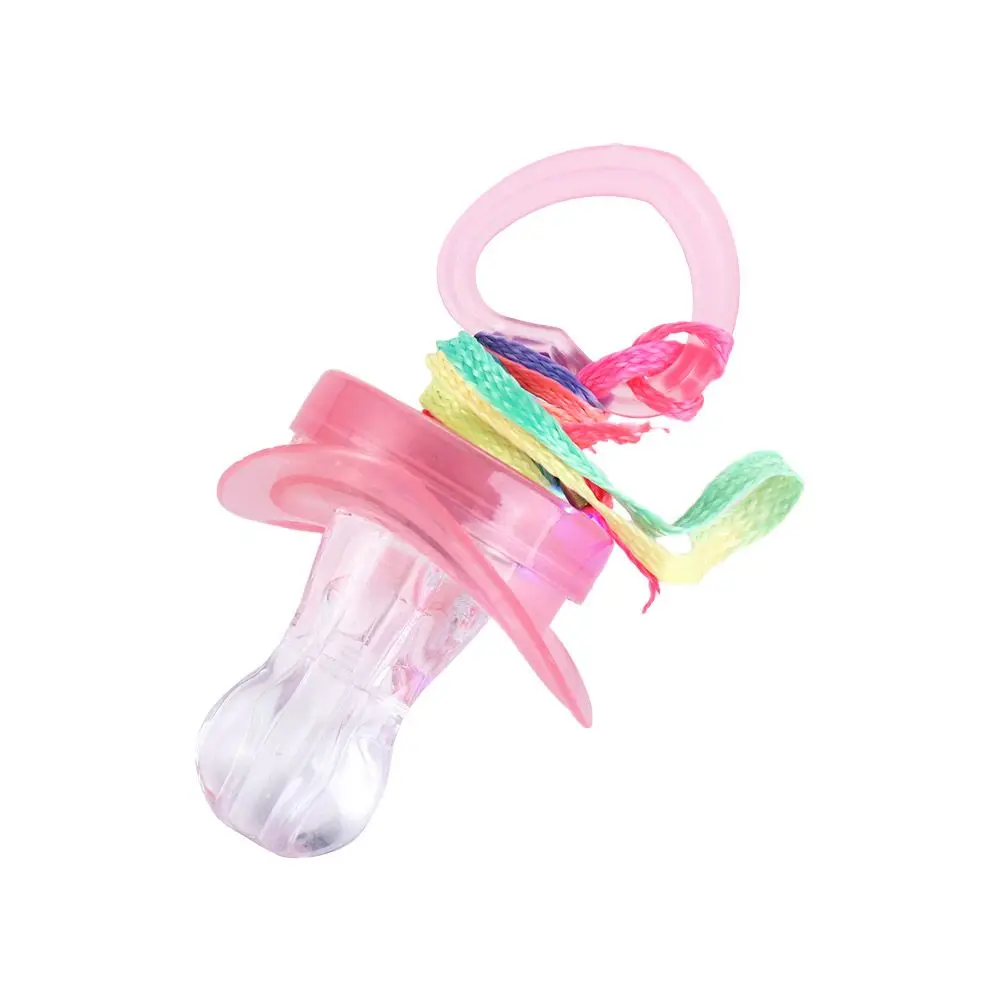 Collana con fischietto Fischietti luminosi Glow in The Dark Fischio Ciuccio Ciuccio lampeggiante Fischio Ciuccio LED Fischio Fischio per capezzoli