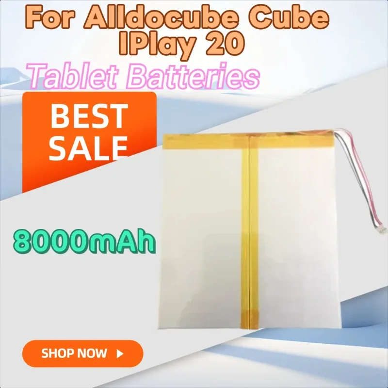 

Новый высококачественный аккумулятор для Alldocube Cube IPlay 20 IPlay20 Pro, сменный аккумулятор, 5 проводов, вилка