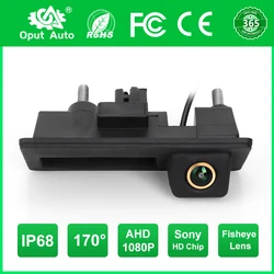 AHD 1080P 170° Car Rear View Trunk Handle Camera For Volkswagen VW Passat Golf Polo B6 B7 Jetta Tiguan Touareg Audi A3 A4 A5 A6