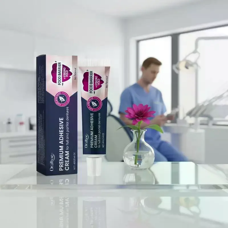 Thermoplastic denture adhesive for long-term fixation of dentures improves tooth comfort and looseness during vacation