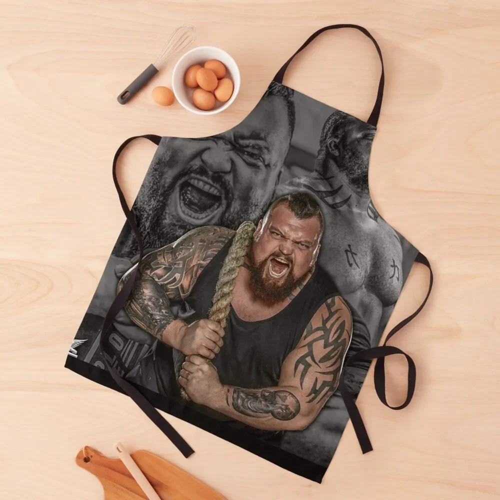 Eddie Hall Classic T-Shirt.png Apron Women's Kitchen Kitchen Supplies Idea Goods Apron