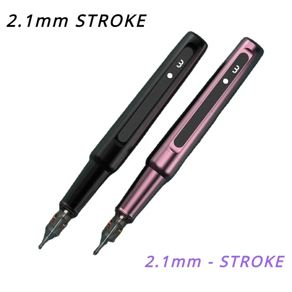 Permanent Makeup Pen with 5 Speeds Microblading Eyebrow Tattoo Machine 2.1mm Stroke Artist for Human Body Depiction