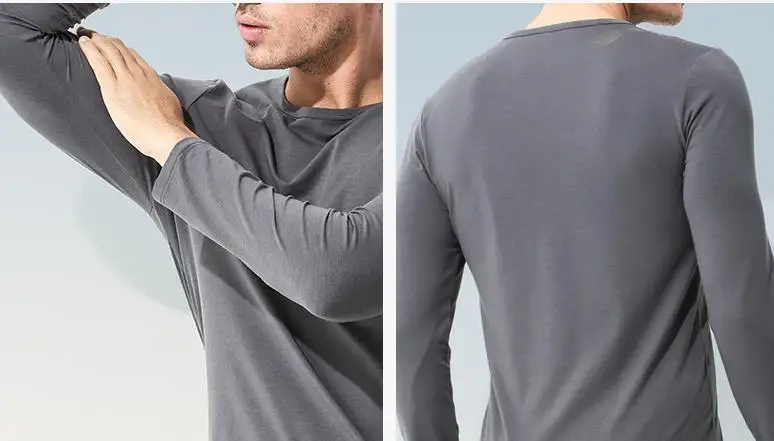 Youpin Thermische unterwäsche männer rundhals baumwolle hosen pullover bodenbildung thermische unterwäsche set winter