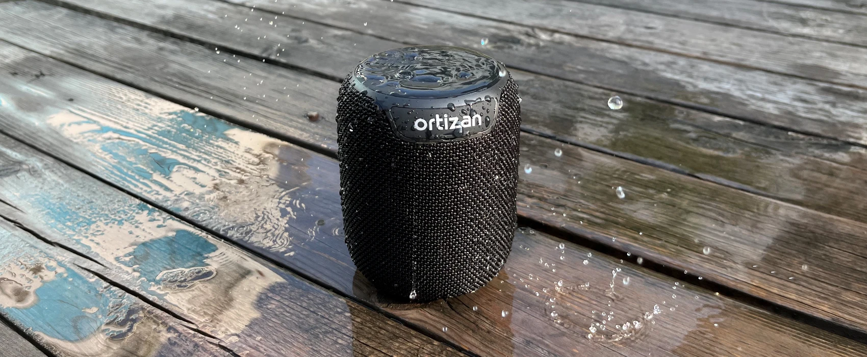 Ortizan Bluetooth-Lautsprecher, tragbarer kabelloser Lautsprecher mit Bluetooth 5.3, IPX7 wasserdicht, 15 W Stereo-Sound, Dual-Pairing, TF/AUX – Detail 8
