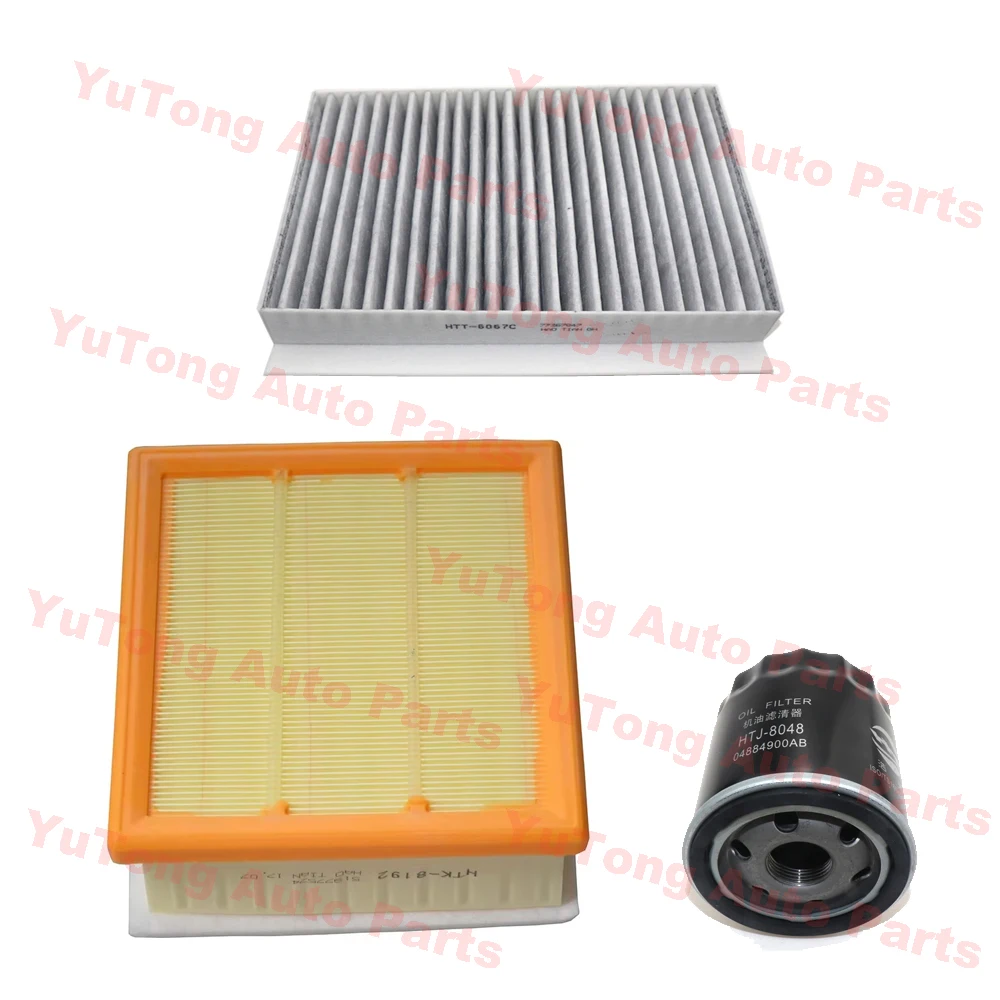 

2-3pcs Filter Set For JEEP RENEGADE BU COMPASS 2.0 2.4L 2016 2017 2018 2019 2020 2021 Cabin Air Engine Oil Filter Kit Spare Part