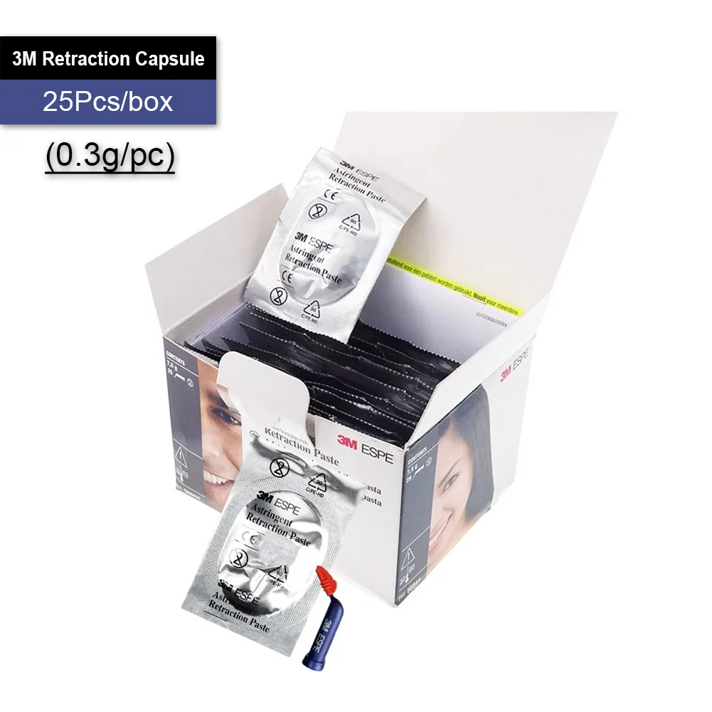 

Dental 3M ESPE Astringent Retraction Paste 56944 Dental Hemostatic Gingival Retraction Capsule Dentist Restoratives Dispenser