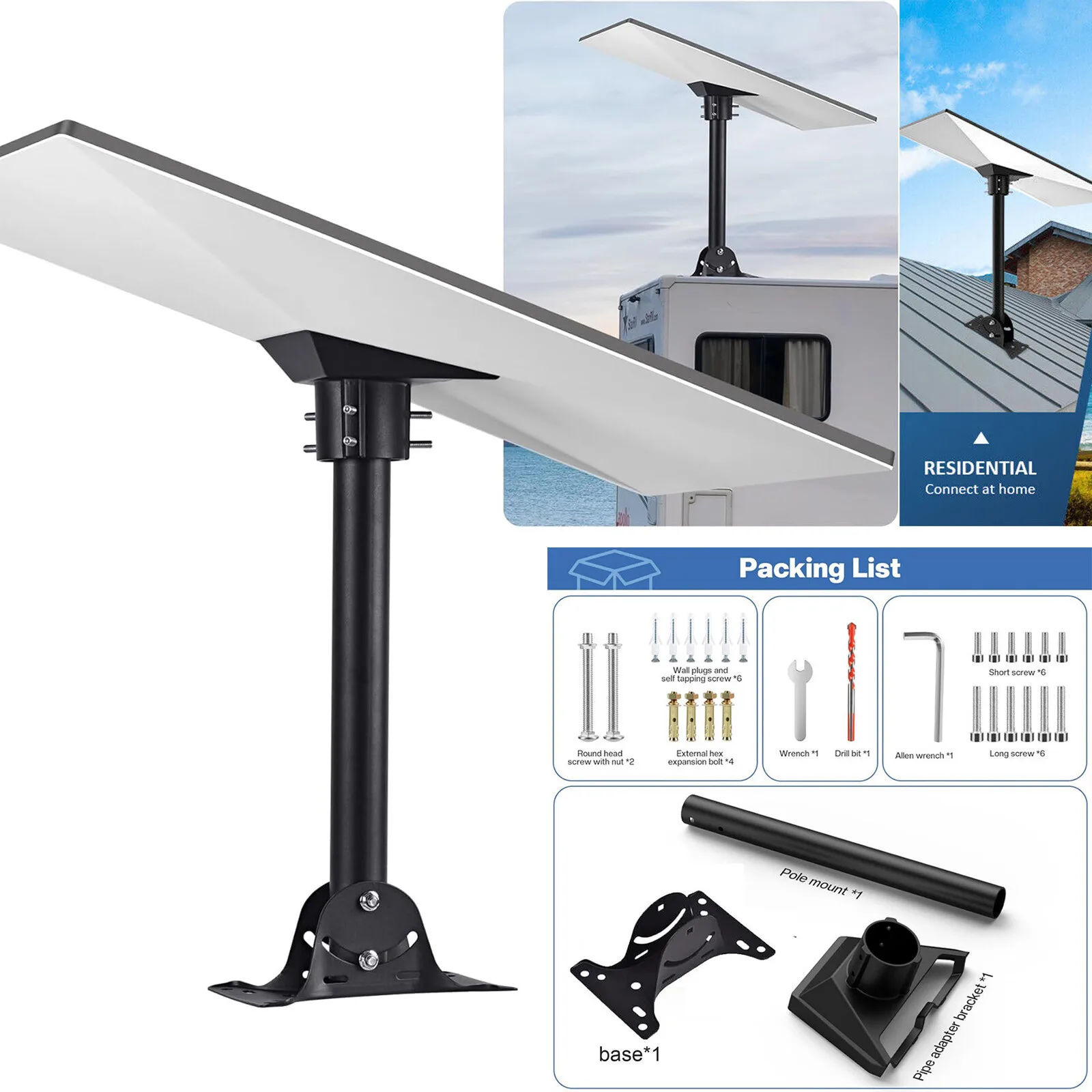 

Starlink Mount, Starlink Gen 3 Mount, Starlink Mounting Kit, Roof Mount