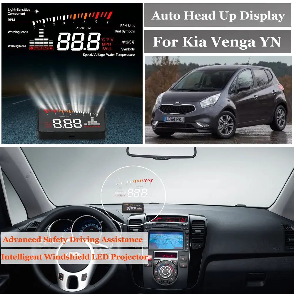 Car Head Up Display For Geely Coolray BMA Tugella CMA 2018-2026 HUD Windshield Projector Accessories Speedometer Odometer RPM