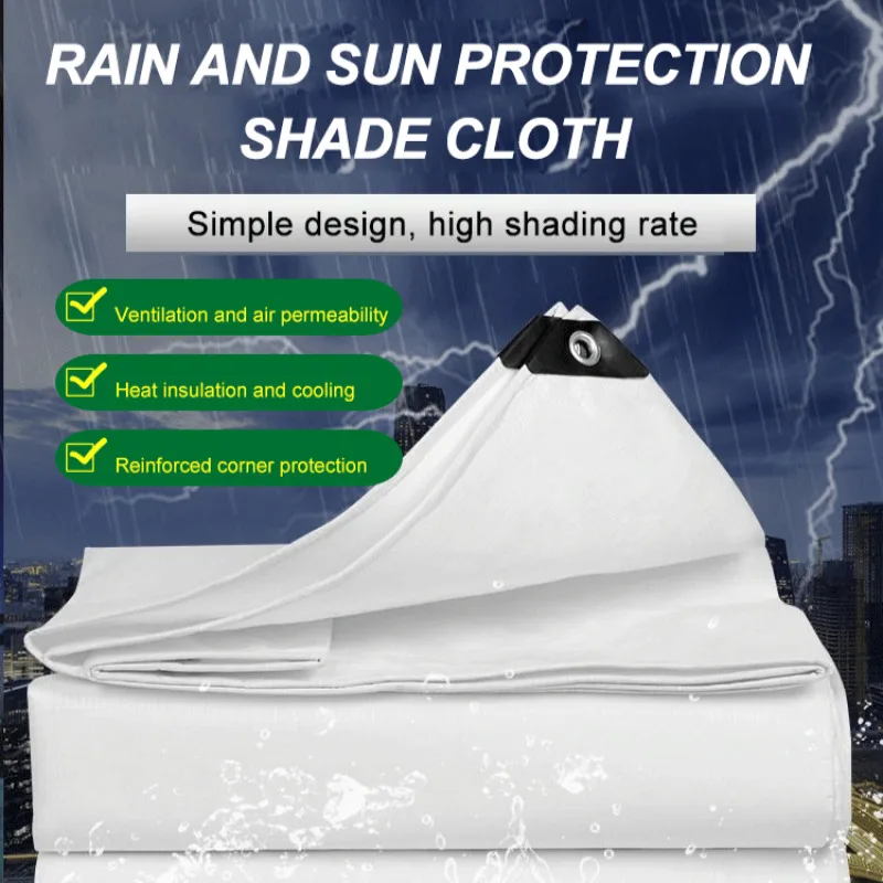 Outdoor Waterproof Sunproof Fabric Pe Woven Fabric Tarpaulin Shade Rainproof Fabric Tarpaulin