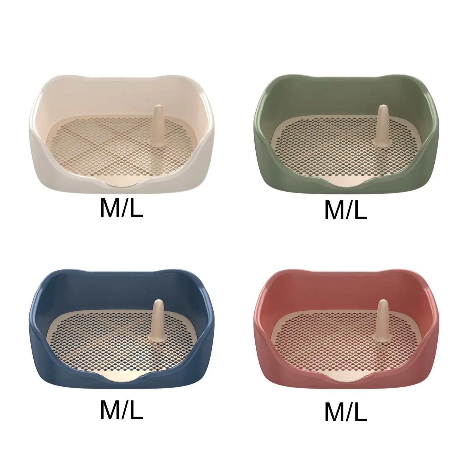 Bandeja sanitaria para perros pequeños - Plástico fácil de limpiar - imagen 5