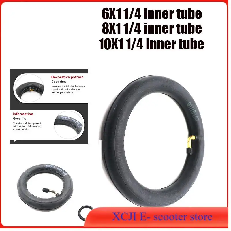 

High quality 8X1 1/4 inflatable tire inner tube, used for small electric scooter inner tube replacement parts