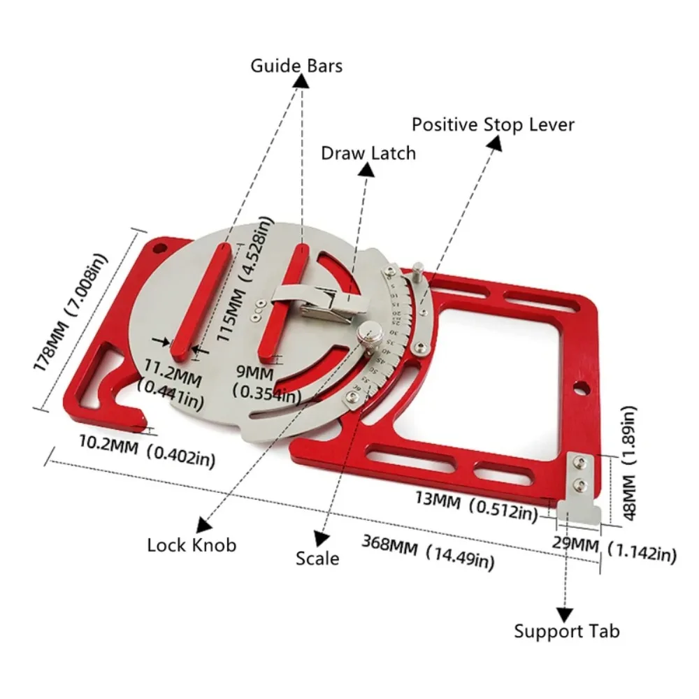 

Регулируемая направляющая из алюминиевого сплава, квадратная направляющая для пилы, направляющая для электрической циркулярной пилы, гравировальный станок