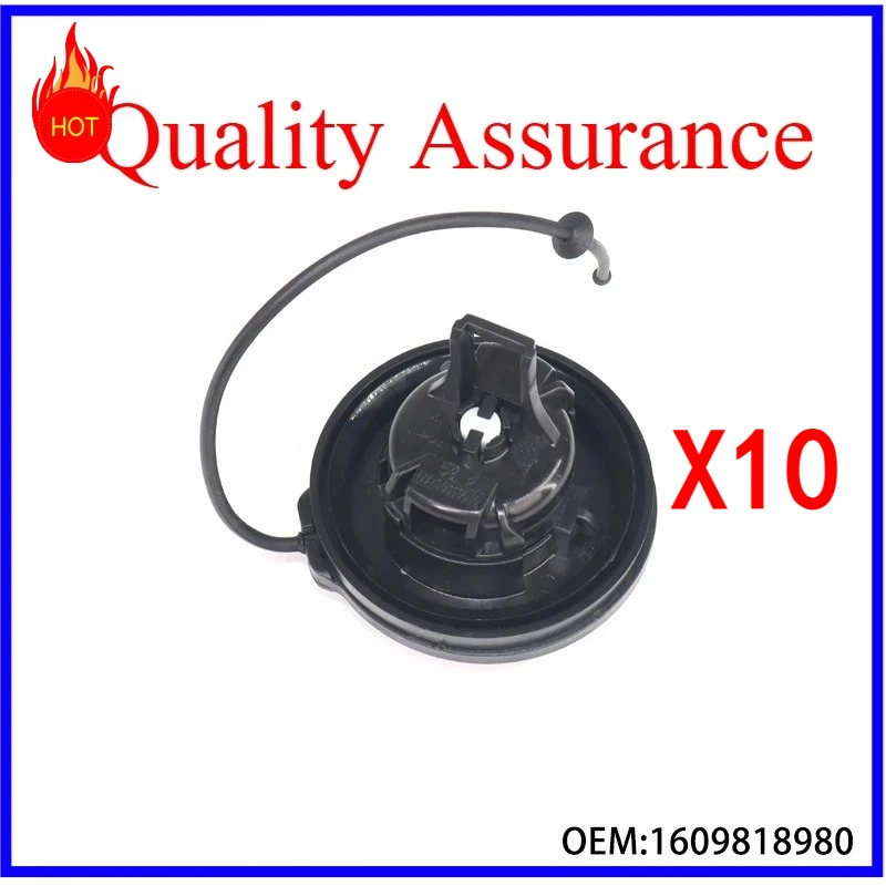 

10PC1609818980 For Peugeot 301 3008 508 408 308 Citroen 2014 Elysee C4L Car Oil Fuel Filter Fuel Tank Cap Fuel Tank Gas Cap Lid