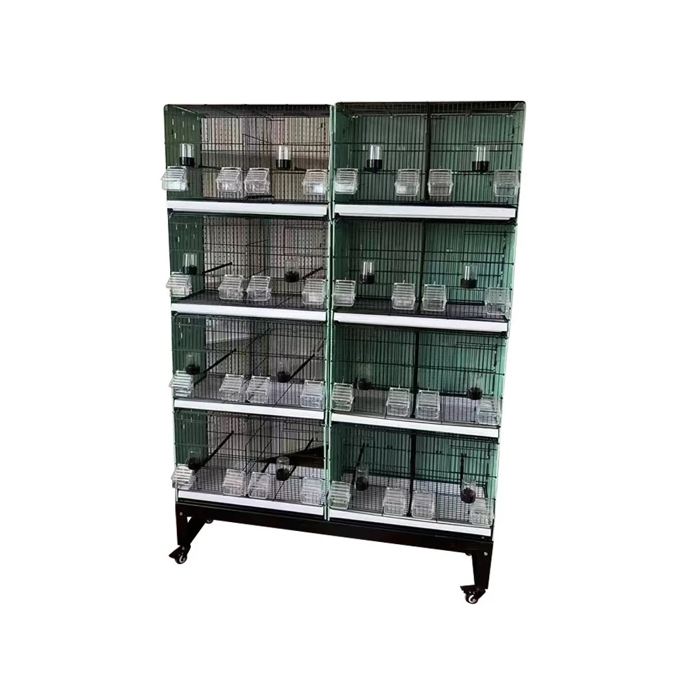 Multi Layer Large Pet House Birds Stackable Bird Cage Canary Breeding Cages Movable Splice Pigeon Parrot Bird Breeding Cage