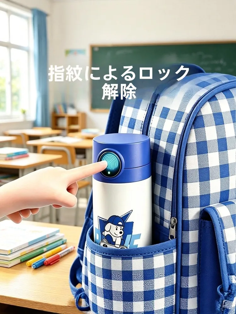 【¥4,018】指紋認証ロック付き水筒-アリエク特価アラート