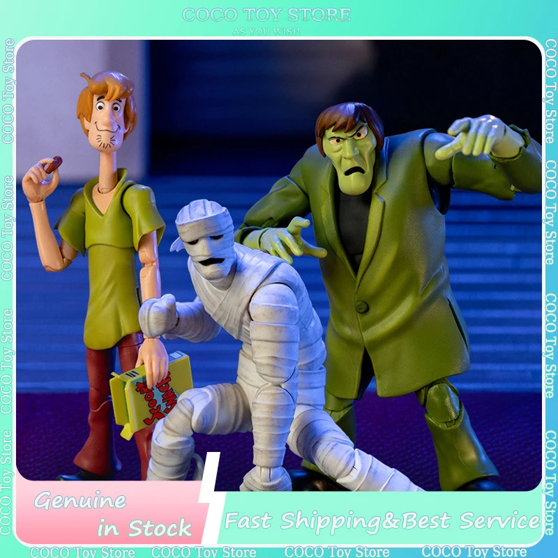 

Jadatoys Scooby-Doo аниме фигурки масштаб 1/12 сборка подвижная модель игрушки аниме фигурка украшение комнаты подарки на Хэллоуин