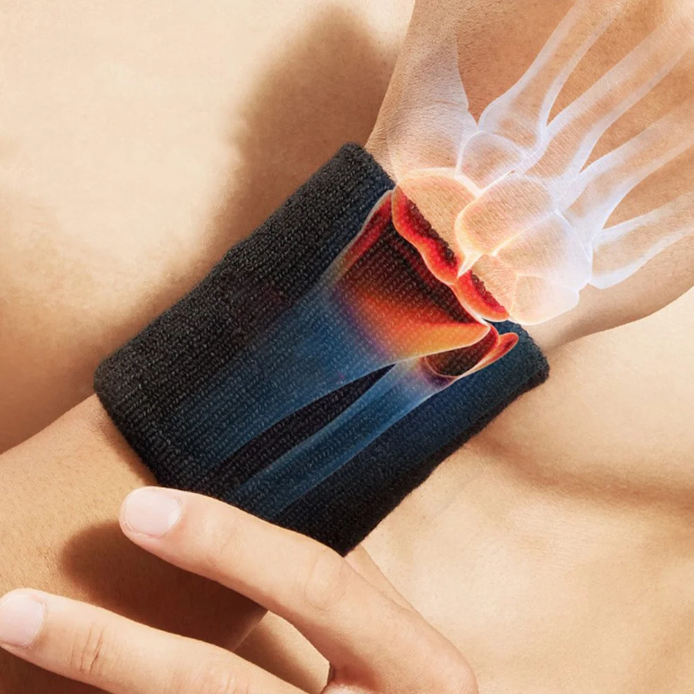 

6pcs Wrist Brace Support Elastic Breathable Sports Wristbands For Workout Fitness Yoga Sweat Absorbing Arthritis Recovery Hand