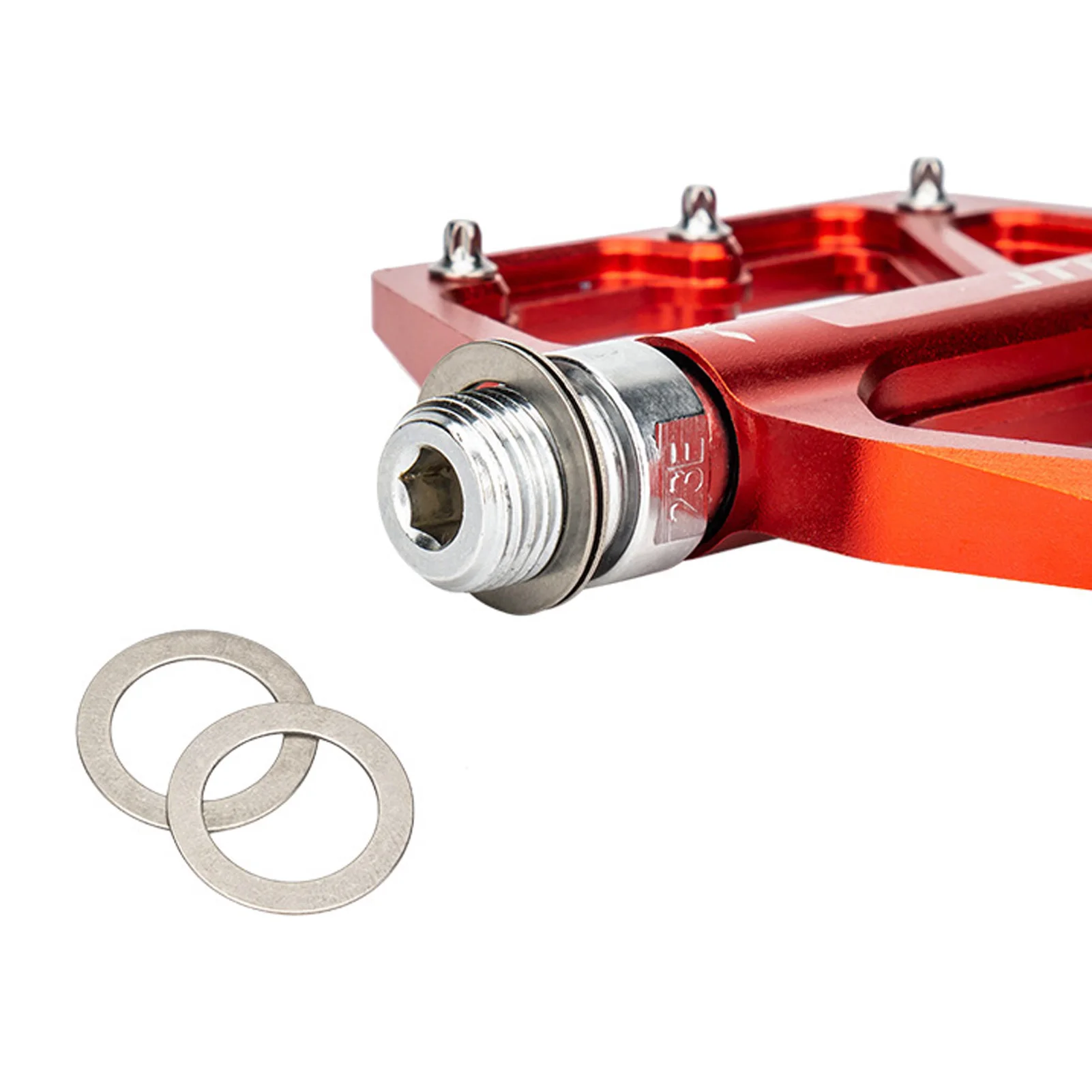 

Шайбы для педалей из нержавеющей стали, 10 штук, для горных, шоссейных и складных велосипедов