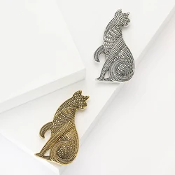 Enamel Cat Brooches for Women Unisex Animal Pins Persian cats Lapel Pin Banquet Party Backpack Gifts Jewelry Accessories