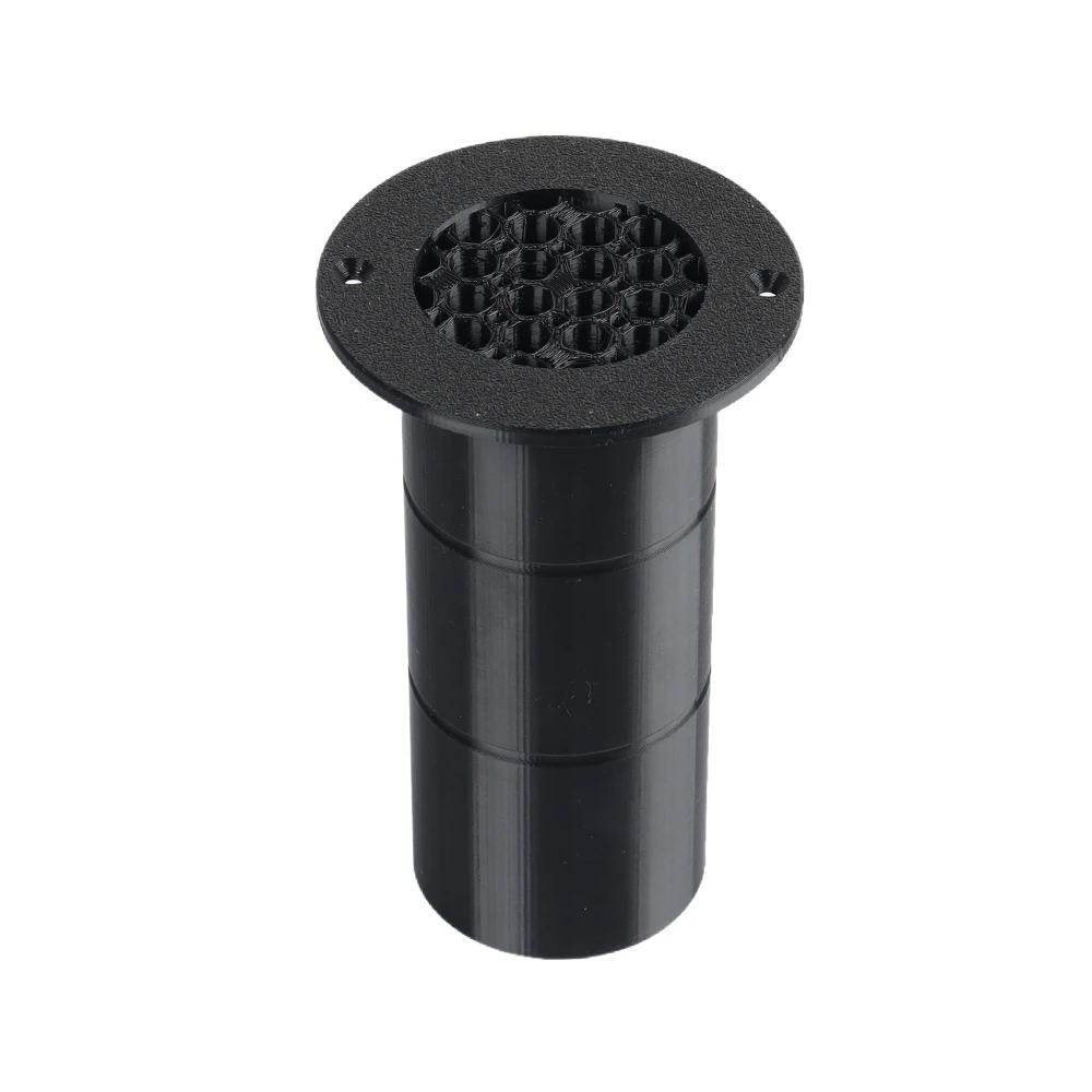 RV Gas Drop Out Round Floor Vent Black RV Floor Gas Exhaust Outlet For Motorhome Caravan Camper Van RV Accessories 75x120mm