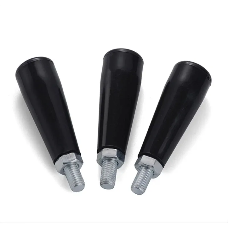 Revolving Handwheel Machine Handle M8 M10 Male Thread Stem Plastic Handle Black for Milling Machine Handle Hand Wheel Screws