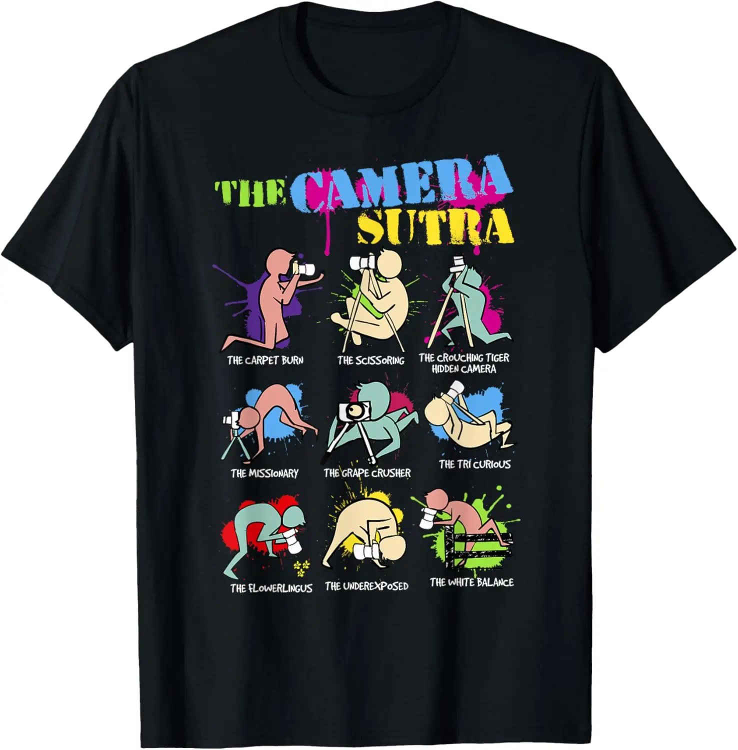 

Забавная футболка с дизайном подарочного дизайна сутры с камерой