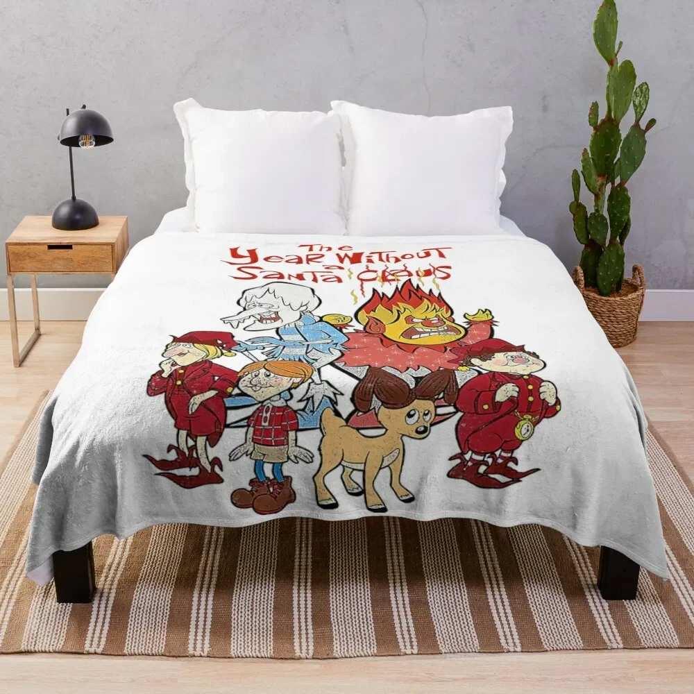 

The Year Without A Santa Claus Group Shot Throw Blanket Flannel Fleece Soft Warm Throw Blanket