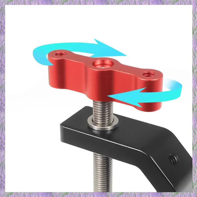 

2025 New-2X C зажим для камеры, настольный зажим, подставка с винтовым отверстием 1/4 3/8, заполняющий светильник для камеры, видеосъемки, настольный кронштейн