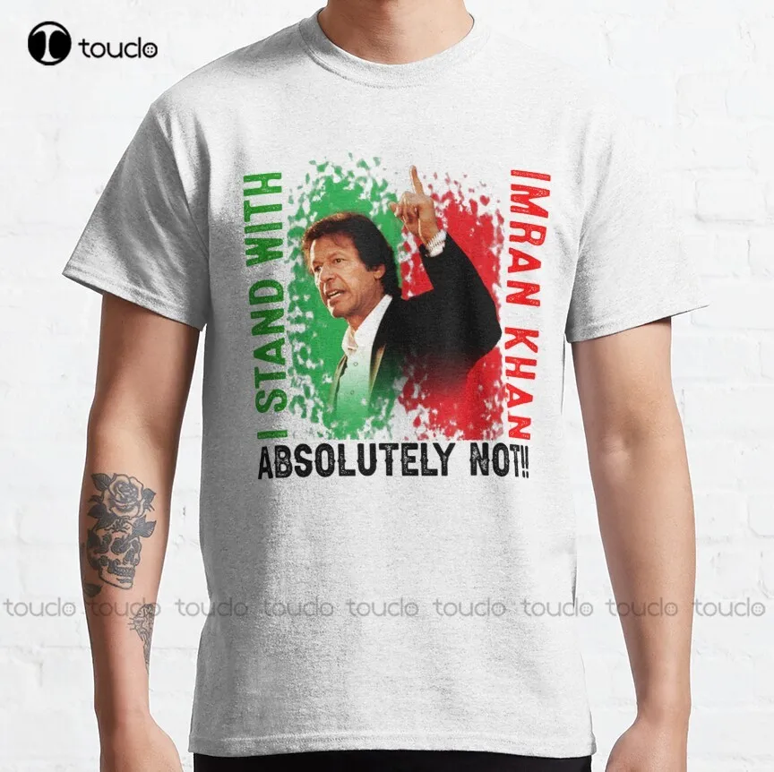 I Stand With Imran Khan - Imran Khan Pti Pakistan Support Freedom Pti Support Pakistan Classic T-Shirt Fashion Tshirt Summer 