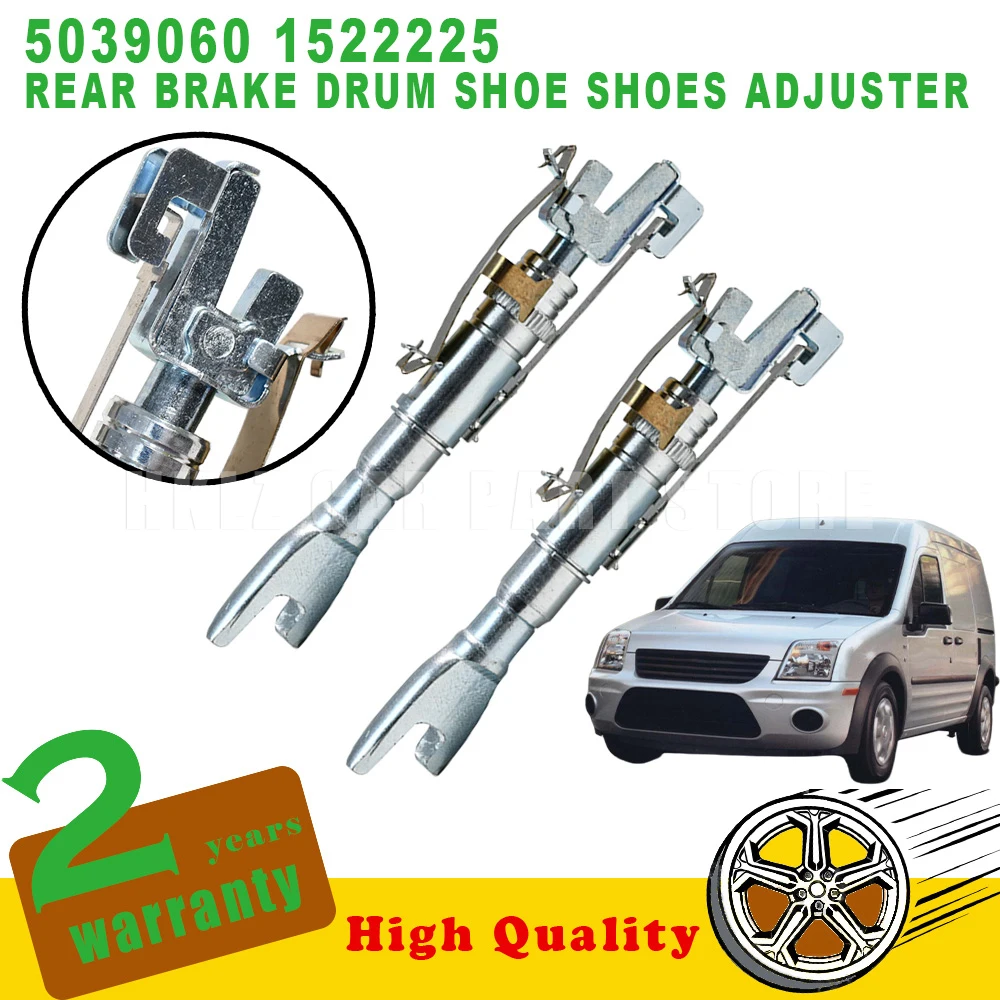 OEM 5039060 1522225 New For Ford Transit Connect P65 P70 P80 2002-2013 2 Pcs Rear Brake Drum Shoe Shoes Adjuster car accessories
