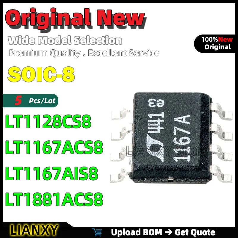 5-pz-soic-8-lt1128cs8-lt1167acs8-lt1167ais8-lt1881acs8-amplificatore-operazionale-nuovo-originale