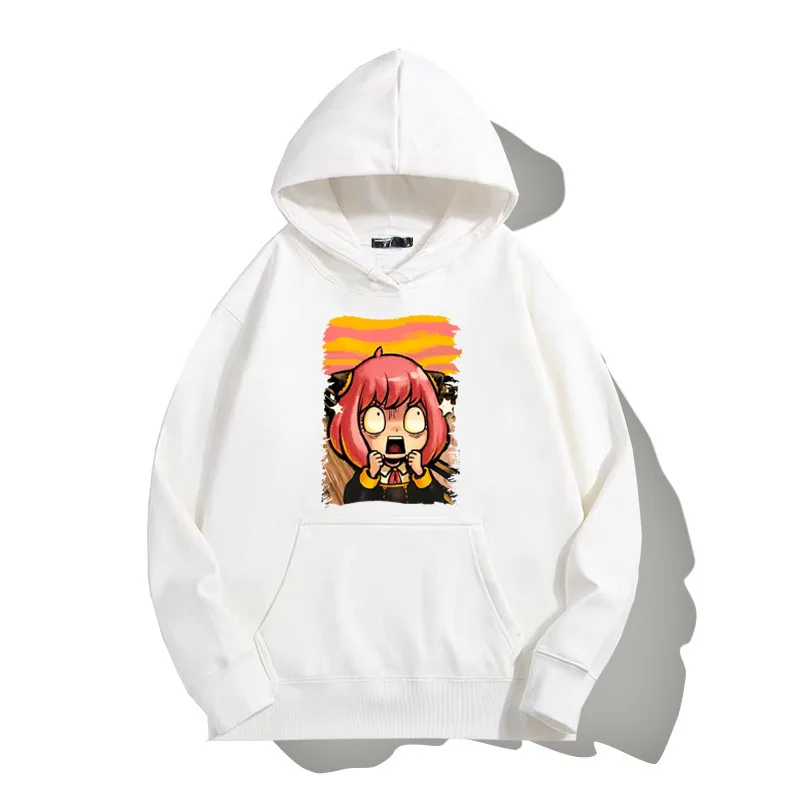 Anime SPY × FAMILY Character Images Printed Women's Clothing Sports Style Hoodies Fashion Leisure Trend Street Culture