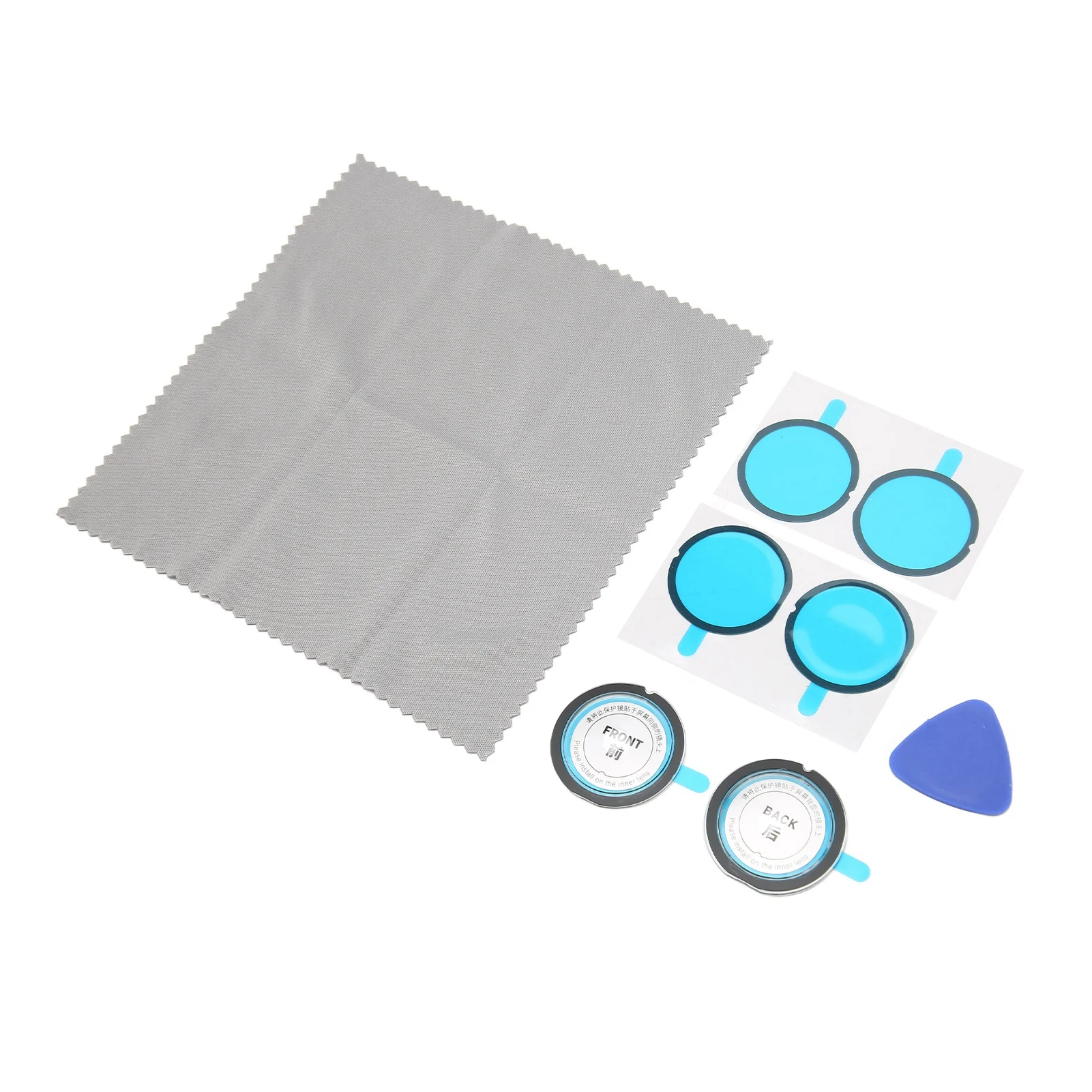 واقي عدسة مزدوج للعدسة رفيع للغاية ومقاوم لبصمات الأصابع ومقاوم للخدش عالي الدقة لملحقات كاميرا الحركة البانورامية