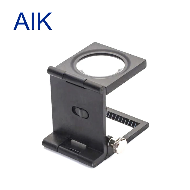 Folding Thread Counter Magnifying Glass With LED Light