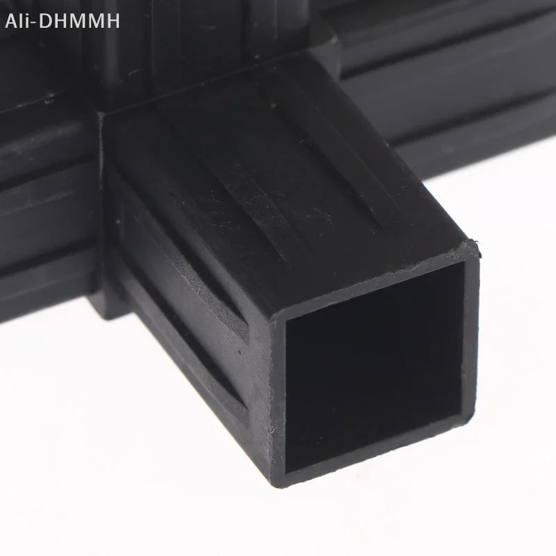 ZLinKJ 2/6/8/10/20Pcs Hexagonal 6 Through Plastic Fittings ABS Plastic Angle 22mm Cross Square Pipe Fittings Pipe Angle Code