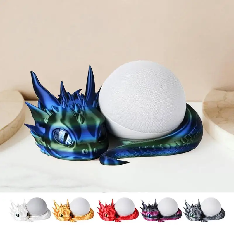 Smart Speaker Dragon Shape Holder Exquisite Desktop Decoration Speaker Bracket Bracket Home Decoration Innovative 3D