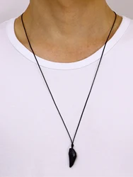 1 men's fashionable and minimalist small pendant necklace for daily wear and travel accessories