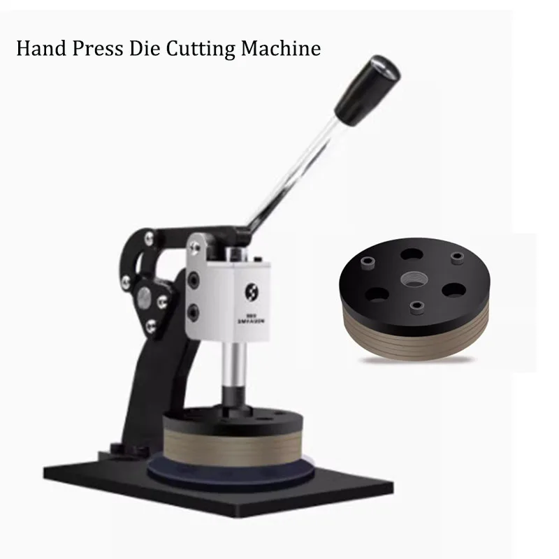 Hand  Die Cutting Machine textile cloth weight tester, disc sampler, paper sampler, fabric sampler