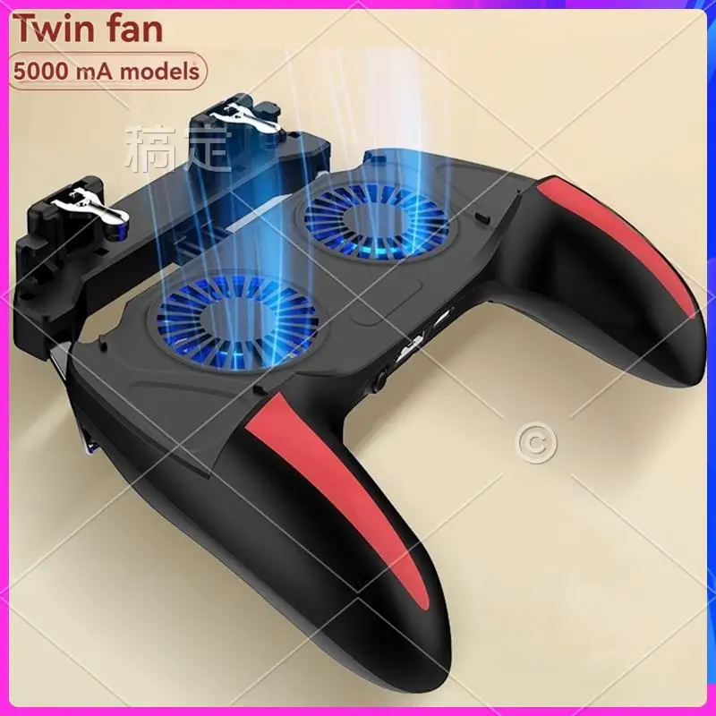 

ATTT-H10 Gaming Accessories Handheld Grip Game Controller Joystick Gamepad For Trigger Dual Cooling Fan Game Cooler For Phone