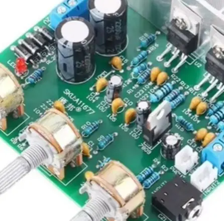 TDA2030A Digital Board Dual Channel 15Wx2HiFi DIY Audio With Passive Tone Control For Home Speaker System