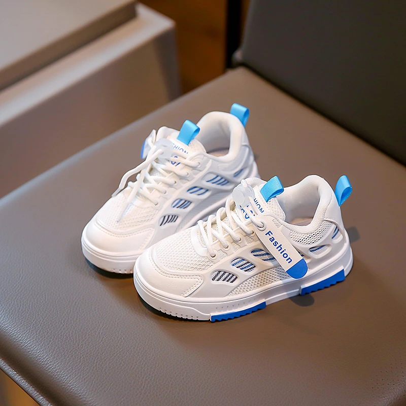 

Children's Sports Board Shoes Kids Boys Trend Breathable Sneakers Basketball Shoes Non-slip Casual Student Shoes Outdoor