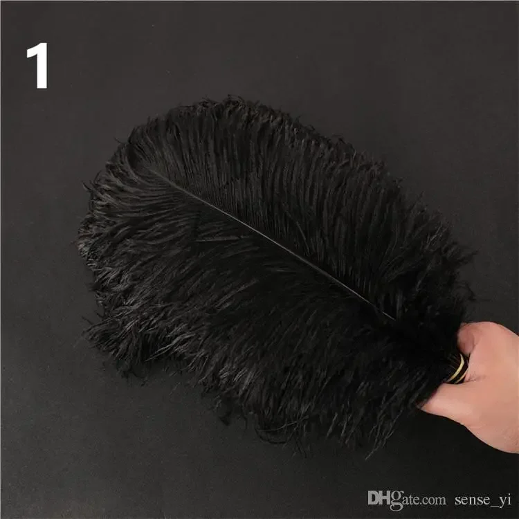 15inch (30-35cm) Diy Ostrich Feathers Plumes Craft Supplies For Wedding Centerpiece Wedding Party Event Decor Festive Decoration