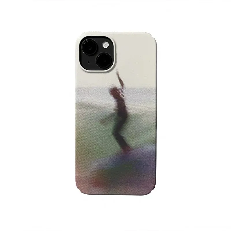 

Ins Korean Visual Effects of Surfing Phone Case for IPhone 17 16E 15 14 Plus 13 Mini 11 Pro Max 12 Pro Back Cover XS XR SE Case