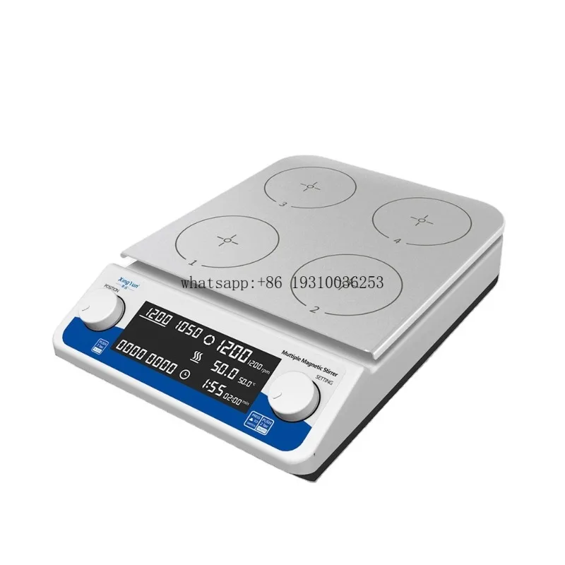 

XINGYUN Magnetic Stirrer with Multiple Heating Laboratory Heating Equipment Heating Plate with 4-nit