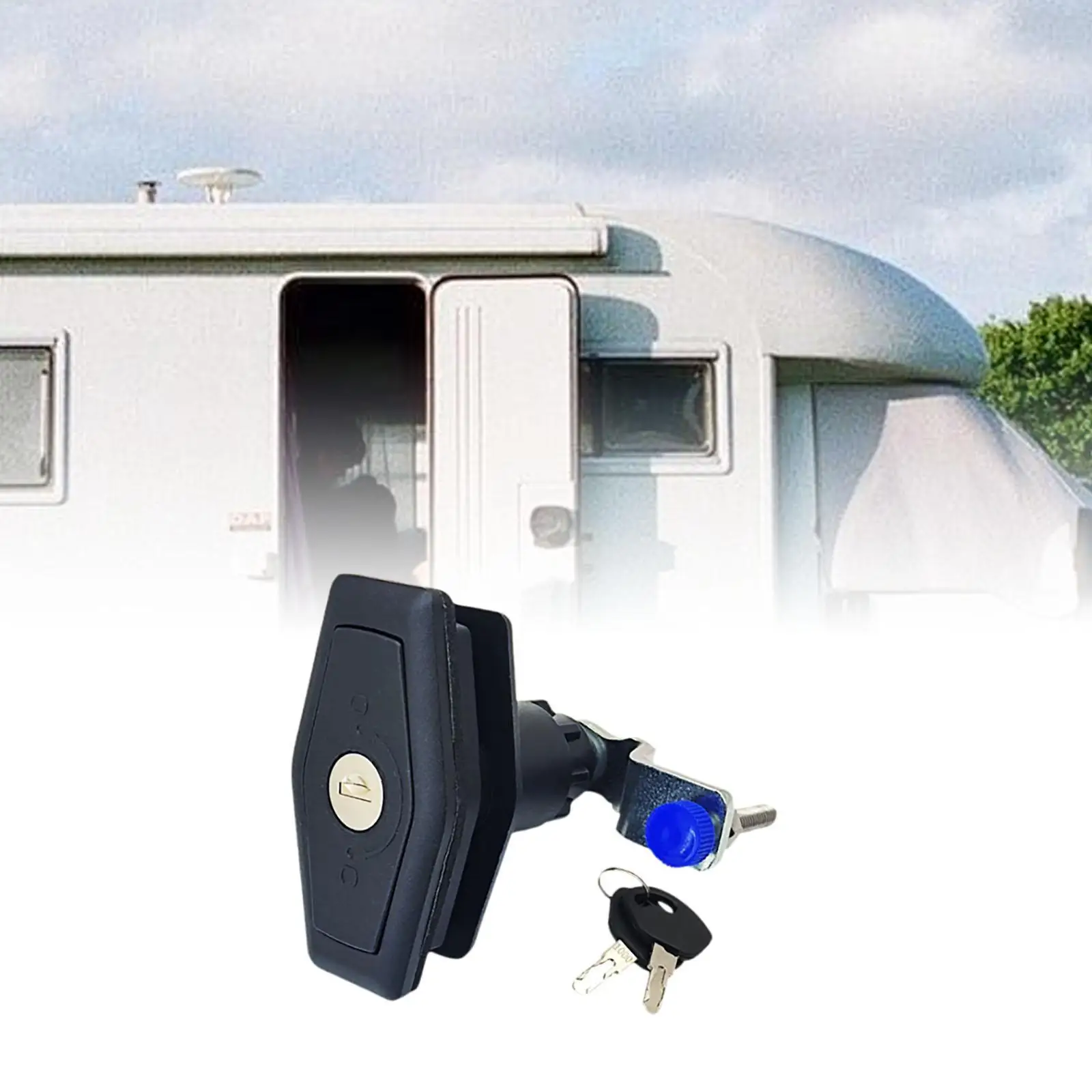 

Generic RV Compression Latch Lock Security Lock for Trailers Boats