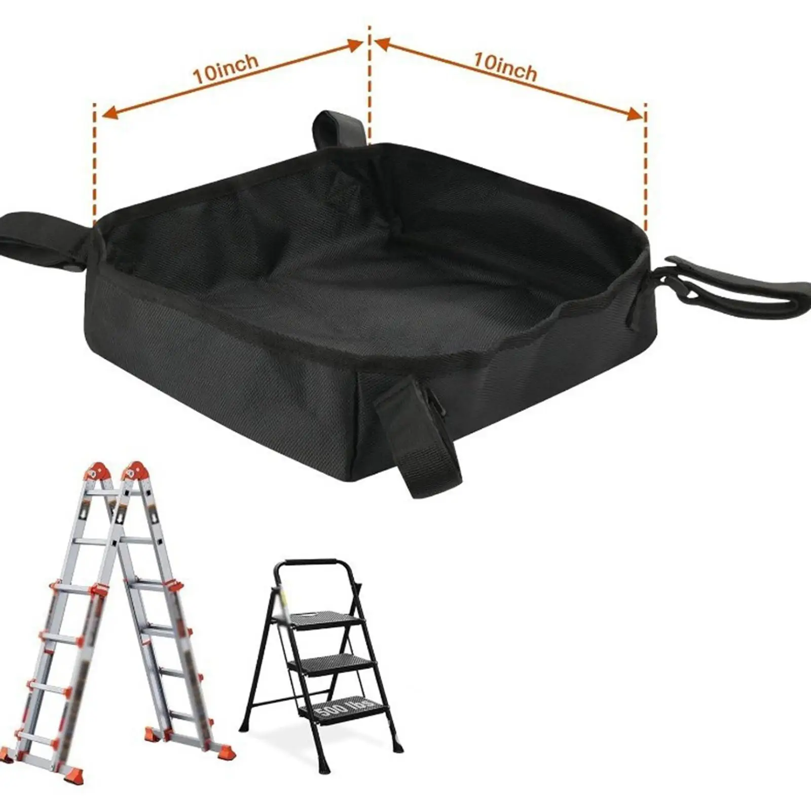 حامل لوازم حقيبة تنظيم السلم القابل للطي لغرفة الفناء الخلفي للحديقة