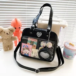 Richme Borsa da donna in stile giapponese 2023 Tendenza Kawaii Colore della caramella Borse Ita di grande capacità Femme Moda Spalla Bolso Mujer