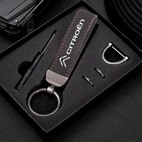 Citroen Emblem Key Ring Car Badge Keychain Custom Logo Gift Accessories For Citroen C8 DS3 C6 C3 Vts C4 Saxo C4L C5 C2 C1 Xsara